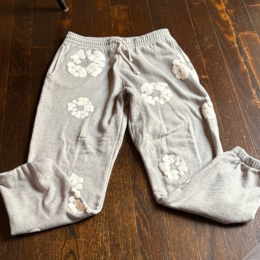 Denim Tears Sweatpants with Floral Design